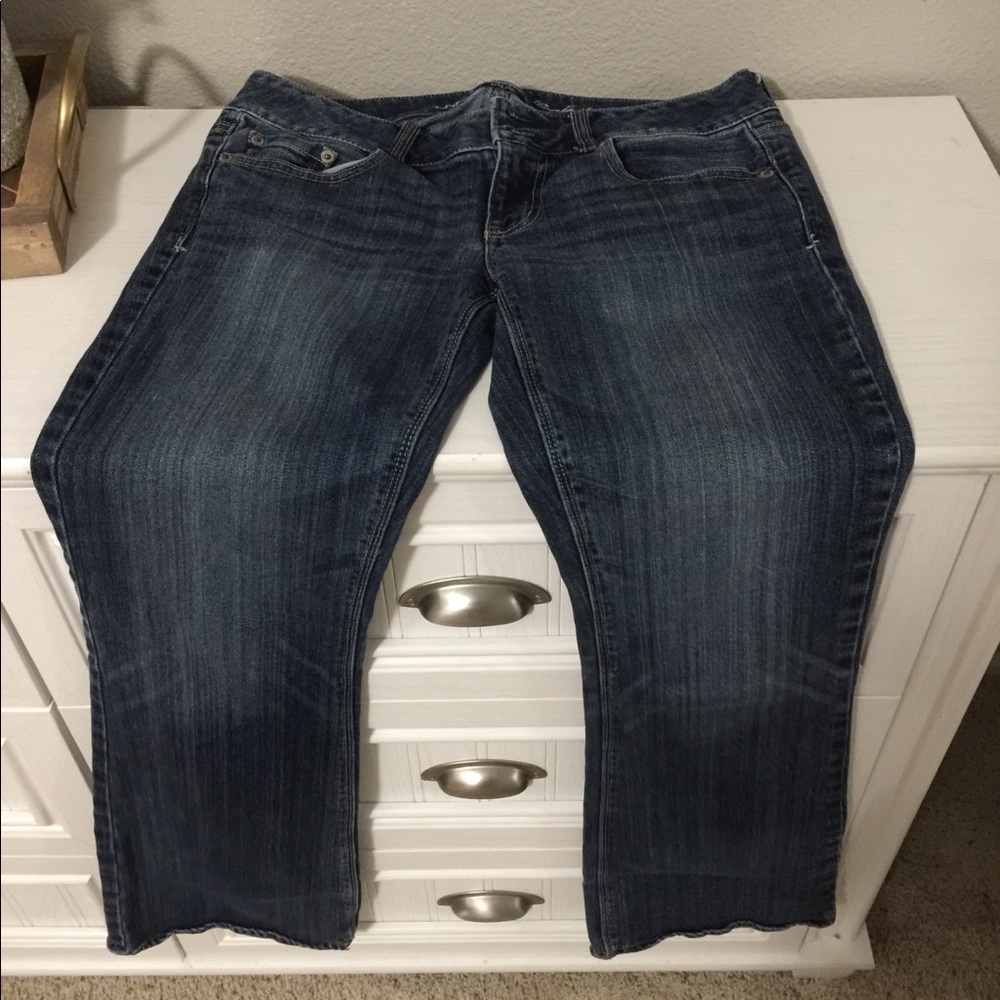 Boot cut jeans stretch
